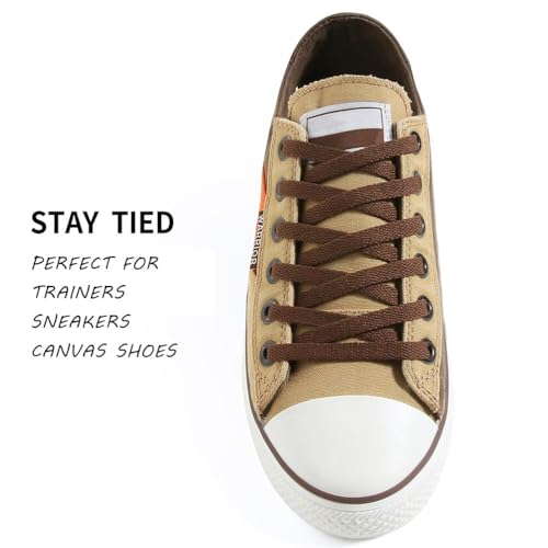 Image of VSUDO Flat Sneaker Shoe Lace, Flat Shoe String for Sneaker, Athletic Shoelace