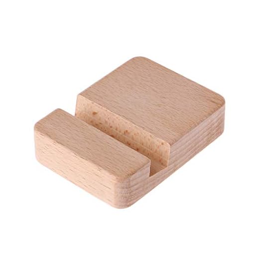 Luyismer Portable Wood Desk Stand Holder