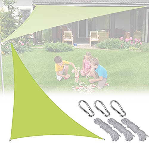 Toile Ombrage Triangulaire 3x4x5, Voile Dombrage Triangulaire Anti UV, Voile Dombrage ImperméAble, Polyester RéSistant Aux DéChirures, Toile Soleil Exterieure pour Terrasse,300 * 400 * 500 Cover