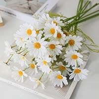 ☆フラワーデージー様 お取り置き☆ Amazon.co.jp: jwyndsq(おと) 造花 花束 デイジー 10本セット 50
