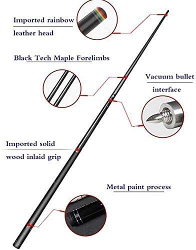 Pool Cue Stecca Biliardo 58 Pollici 19-20 oz Acero...