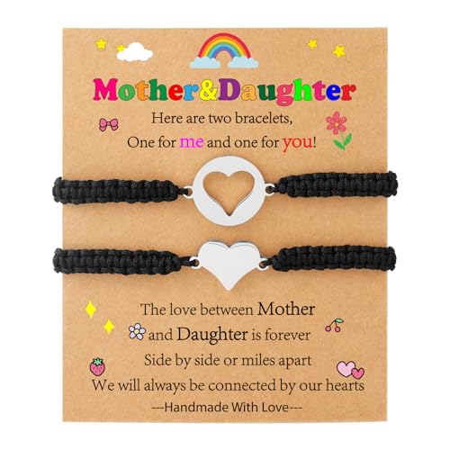 Image of P. BLAKE First Day of Kindergarten Bracelet Back to School Gifts Mommy and Me Matching Bracelets Set for Mother Daughter Son Girls Boys Jewelry Gifts