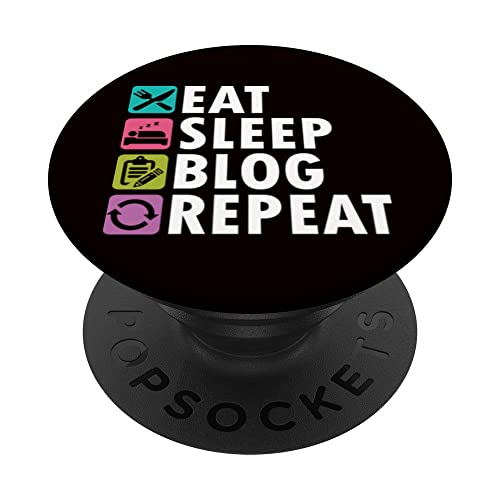 Comer dormir Blog Blogger Blogging Influencer Escritor Autor PopSockets PopGrip Intercambiable