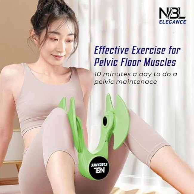 Thigh Master for Men/Women,Kegel Trainer,Pelvic Floor Muscle Exerciser with Resistance Band, Inner Thigh ,Arm & Hip Trimmer/Toner for Postpartum Recovery, Workout Equipment for Home & Gym