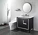 PARLOS Waterfall Widespread Two-Handle Bathroom Faucet with Metal Pop Up Drain & Supply Lines, Oil Rubbed Bronze, Doris 14071