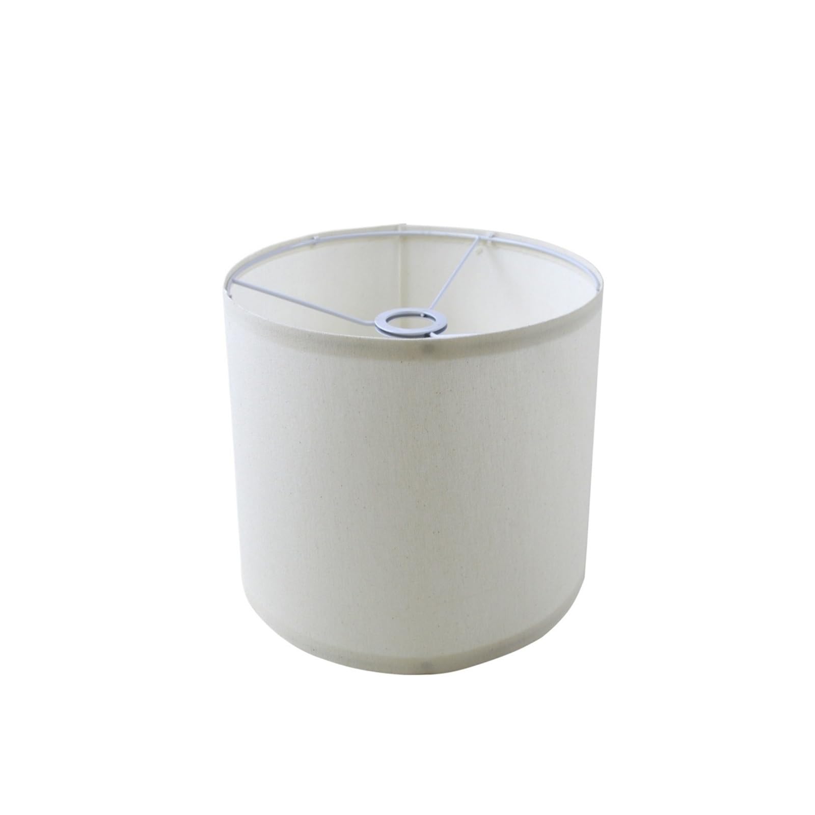 Rgoemhj 200Mm White Lamp Shades Linen Round Shade For Lamp
