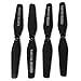 Generisch Quadkopter XS809HW XS809 XS809W mit 4 Stück ABS XS809W (Black, One Size)