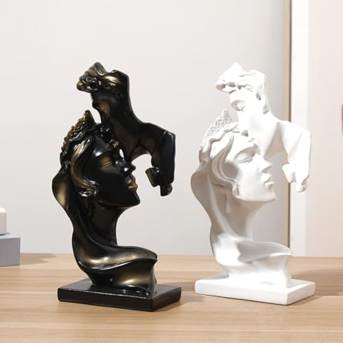 Couple Statue Creative Kiss Sculpture Abstract Art Couple Sculpture Home Furnishing Resin Decoration Romantic Statue Used for Home Decoration Wedding - Image 3