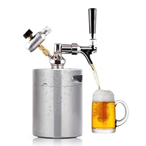 Ijsemmer Roestvrijstalen biervat IARGE Capaciteit IJsemmer Geschikt voor Utdoor Beverage Juice Bar Party Outdoor Bar Teller Bar thuis ijsemmer