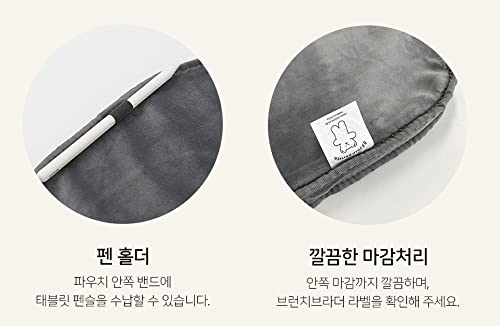 [韓国雑貨]Brunch Brother11型 iPadポーチ/ペンギン/スリーブ/保護カバー/ノートパソコン保護ポーチ (GRAY グレー)