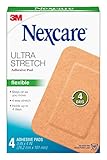 Nexcare Soft Fabric Adhesive Pad, 3 in x 4 in, 4 Pads