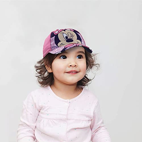 Disney Little Baseball Cap, Minnie Mouse Adjustable Toddler Girl Hats For Kids, Pink, Ages 2-4 & Ages 4-7 #TOP3