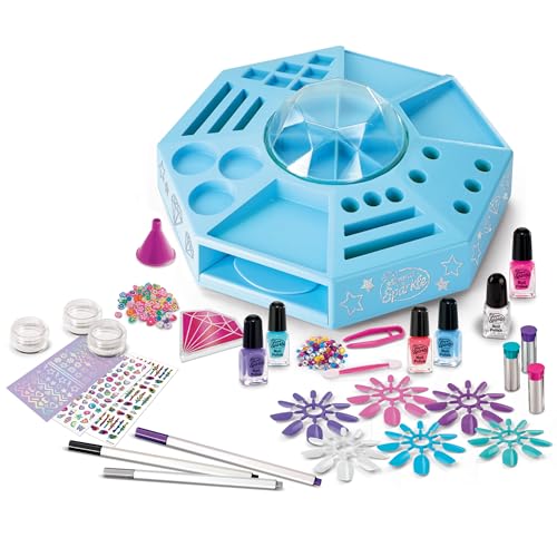 CRA-Z-ART Shimmer N Sparkle All In One Nail Art Studio With 360 Turntable Real Working Nail Dryer and Storage Compartments Includes Polish and Stickers - Image 2