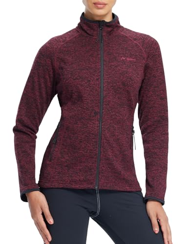 Image of fit space Women's Sweater Full Zip Scrub Jacket Lightweight Knitwear Athletic Jumper