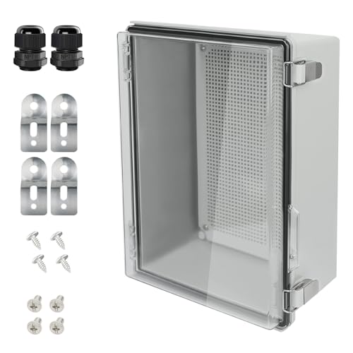 LeMotech Abzweigdose IP67 Transparent 30x19.6x13.2 cm