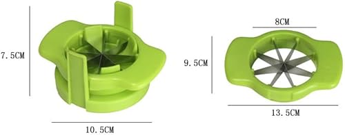 Miniatura 2 de Cortador de limón de 8 cuñas, amarillo, policarbonato, plástico, acrilonitrilo butadieno estireno, acero inoxidable