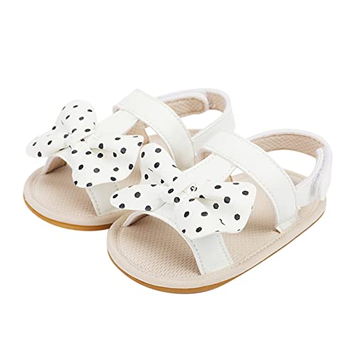 Infant Girls Open Toe Bowknot Shoes First Walkers Shoes Summer Toddler Flat Sandals Athletic Sandals for Boys - Main Image