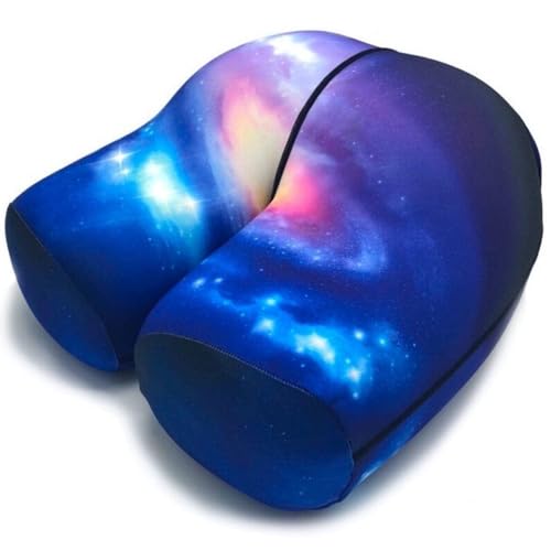 Buttress Pillow - Natural, Soft, Supportive, Ergonomic Butt-Shaped Pillow for All Sleepers with Yoga Pant Cover - Relieves Stress and Anxiety