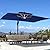 10' X 13' Patio Umbrella Outdoor Large Rectangle Offset Cantilever Umbrellas Double Top Heavy Duty Windproof with 360-degree Rotation for Pool Garden Deck