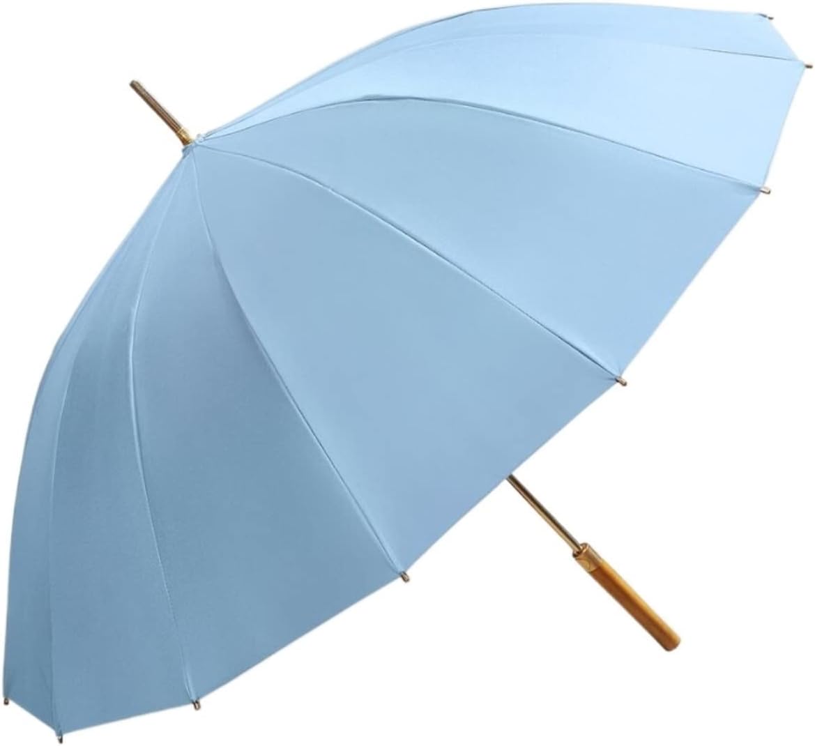 Portable Umbrella for Travel Long Handle Umbrella Double Umbrellas Large Reinforced Strong Wind-Resistant Automatic Umbrella for Men and Women Umbrella Outdoor(Blue)