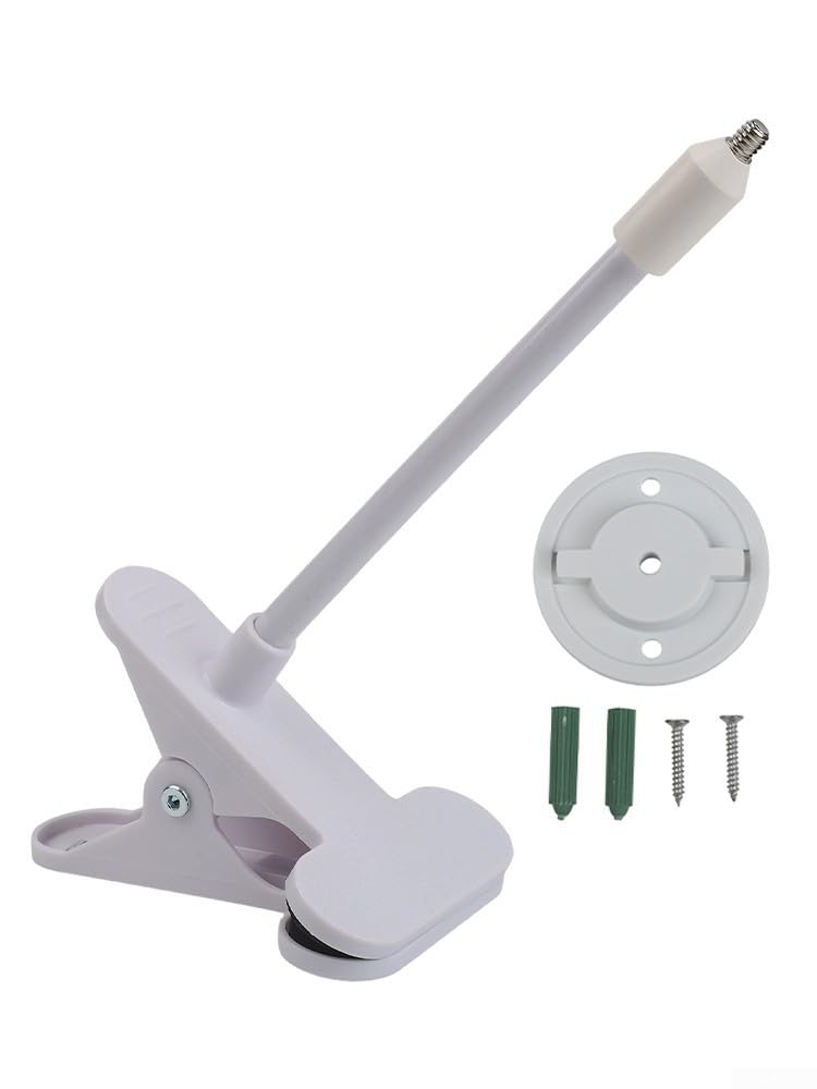 Supports de serrage flexibles pour caméra de sécurité TP-Link pour Tapo C200/C210/C220/C201/C202/C211/C212/C222/C230, support en métal réglable de 18 cm, blanc (18 cm blanc)