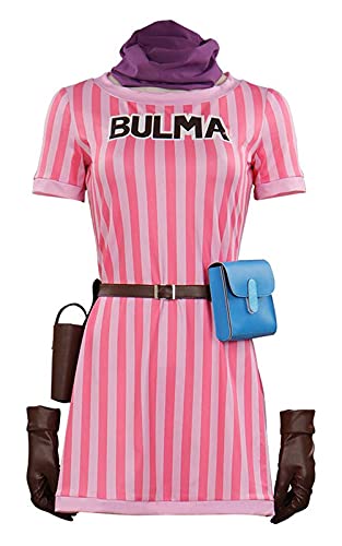 Enhopty Bulma Brief Tenue d'Halloween Carnival Suit Cosplay Costume Femme L Cover