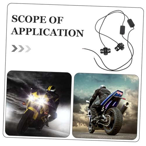 Luces decorativas Cabilock de aleación de aluminio con proyección elegante para moto 3
