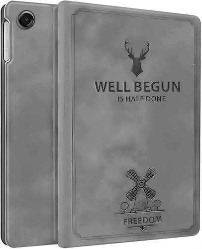 Image of ProElite Cover for Samsung Galaxy Tab A11 Plus 11 inch 2025, Deer Smart Flip Case Cover for Samsung Galaxy Tab A11+ 11 inch 2025, Grey