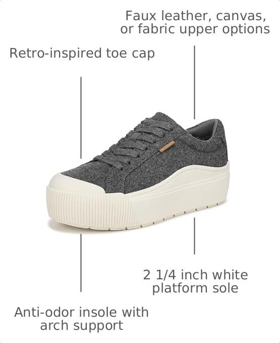 Image of Dr. Scholl's Shoes Women's Time Off Max Sneaker, Women's Platform Shoes