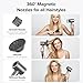 Hair Dryer, 150000 RPM Brushless Motor with 500M Negative Ions, Fast-Dry Lightweight Design, ThermoControl & Magnetic Nozzle/Diffuser, Low Noise Salon Blow Dryer for All Hair, Travel, Home