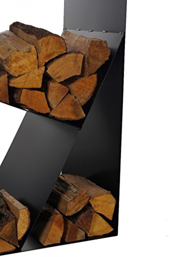 Magnus Kaminholzregal CUBE schwarz – Bild 6