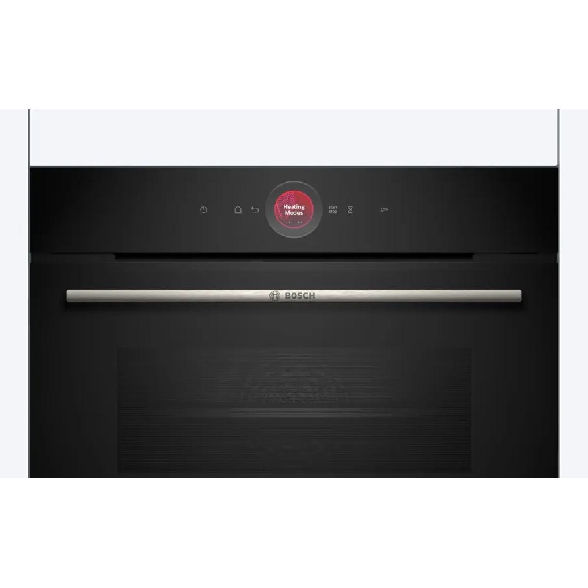 Bosch - Horno Compacto, 60 cm, Serie 8, Electrónica TFT TouchControl, AirFry, Función Assist, Home Connect, Pirólisis, Negro, CBG7741B1
