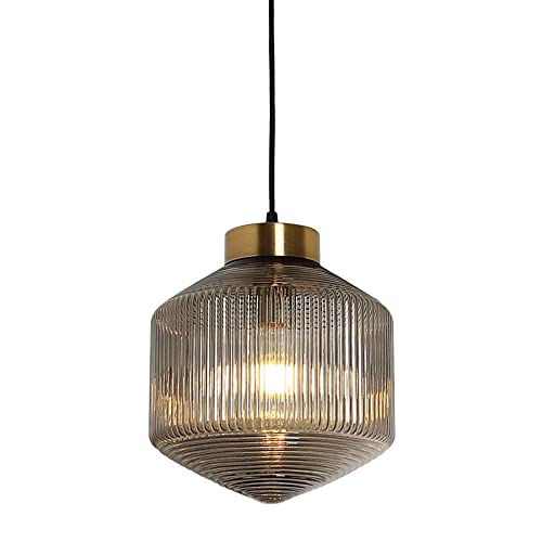 Luz colgante giroscópica HNVBDOPAE de vidrio E27 para isla de cocina y hotel