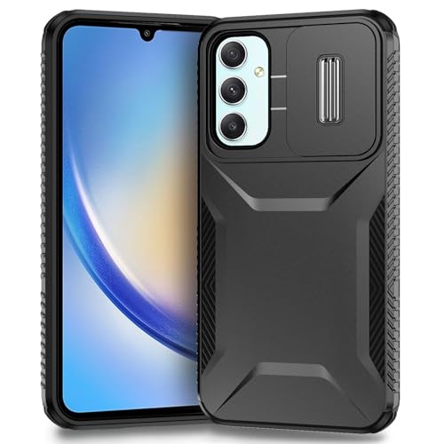 Coque pour Galaxy A34 antidérapante résolvant le problème des chutes et objectifs brisés