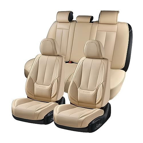 Housses de siège auto universelles Coverado en cuir Nappa imperméable 5 pièces