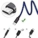 Micro USB Cable, 3Pack 6FT Android Charger Cord Long Braided Sync Fast Charging Cables Compatible with Samsung Galaxy S6 S7 Edge, Android Phone -Blue