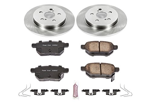 Power Stop KOE5503 Autospecialty Rear Replacement Brake Kit-OE Brake Rotors & Ceramic Brake Pads - Image 3