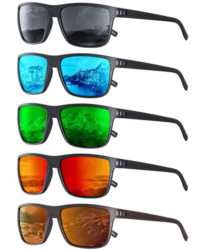 CIFOYA Polarized Sunglasses 5-Pack — Classic Multi-Colorway