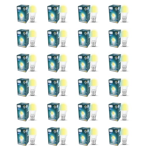 Image of Philips SceneSwitch 12W LED Bulb | 3-in-1 Light Modes CDL-NW-WW | B22 Base | Change Brightness with Wall Switch | Energy Efficient | Pack of 24