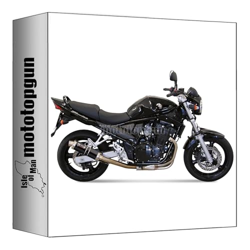 Pot d'echappement Mivv GP acier noir pour remplacer silencieux Suzuki Bandit 650