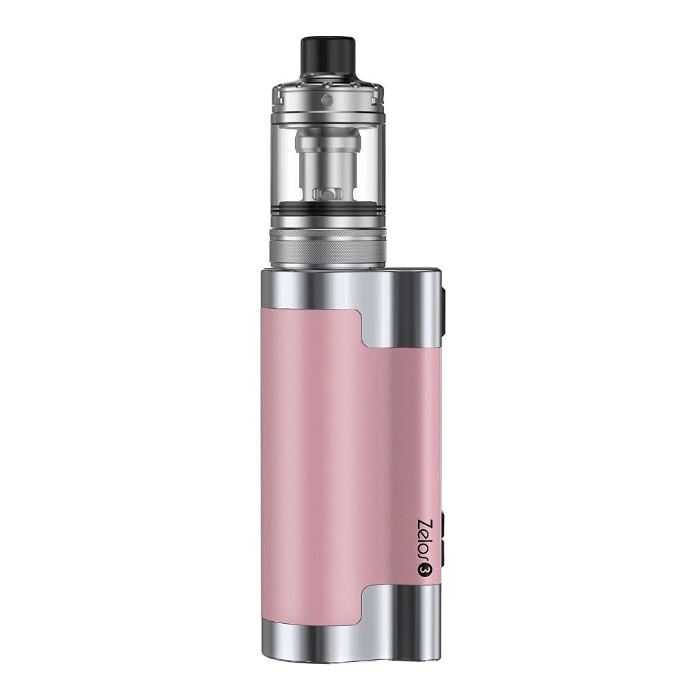 Aspire Zelos 3 Kit Sigaretta Elettronica Svapo 80W (ROSA) con Atomizzatore Nautilus 3 da 4ml Batteria 3200mAh e Coil Nautilus Incluse nella Confezione