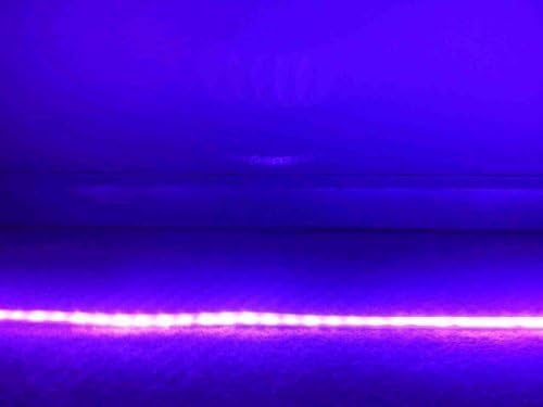 1 Foot UV LED Black Light night fishing Strip 3528 Ultraviolet. 12 Volt