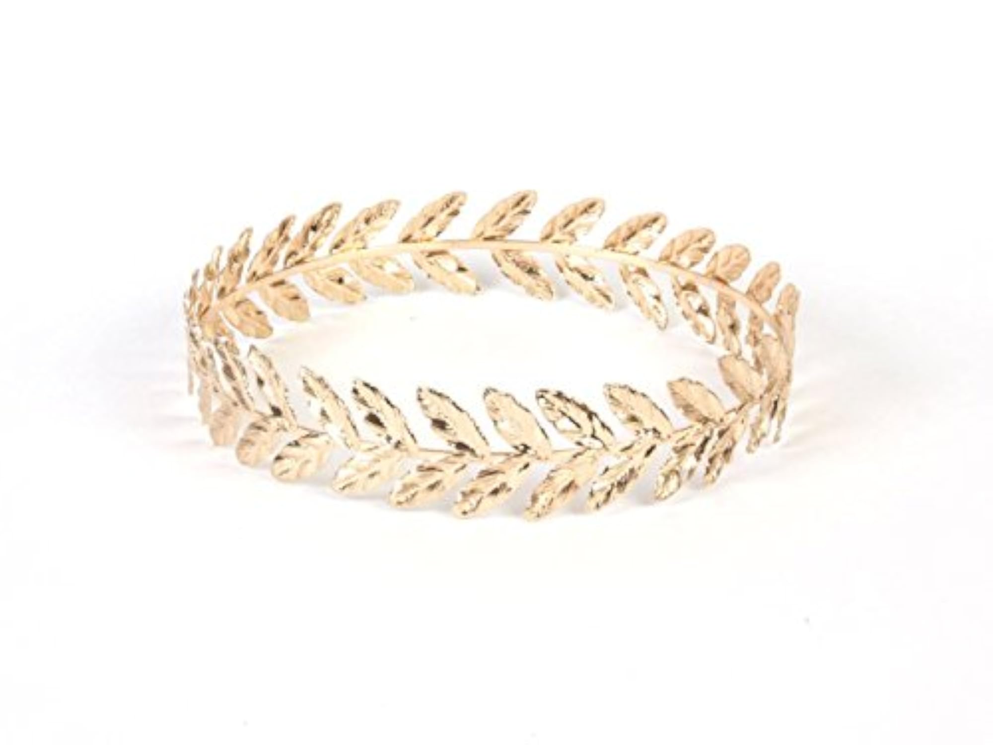 Women's Gold Leaf Headband, Elegant Hair Accessory