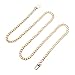 Produktbild BESTOYARD Handtaschenketten Metallgeldbeutelriemen Schulter Cross Body Ersatzriemen Tasche Eisen Flache Kette (Gold)