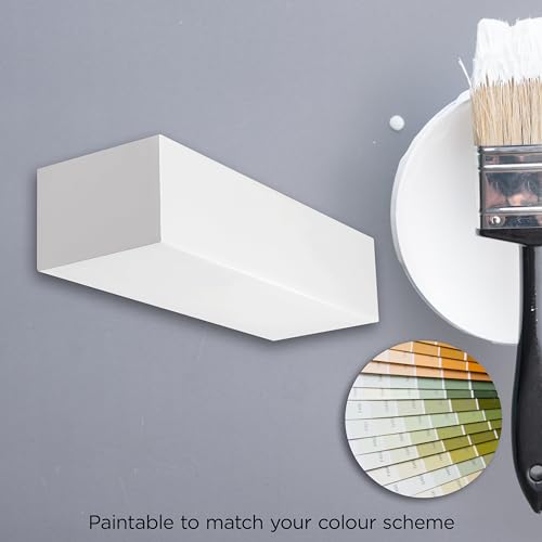 Aplique de pared de yeso de interior Lamia compatible con bombilla E14 8