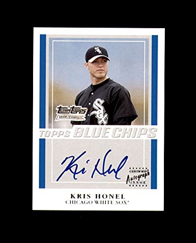 Kris Honel 2003 Blue Chips Signed Topps White Sox