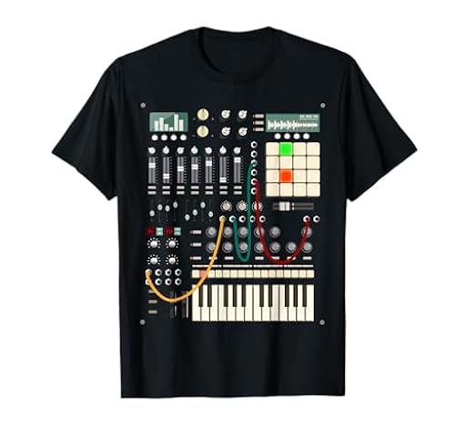 Sintetizador Modular para Músico electrónico Camiseta | Ya disponible en tu tienda friki favorita! En mundofriki.es!