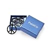 Paialco Stainless Steel Peace Sign Necklace for Men