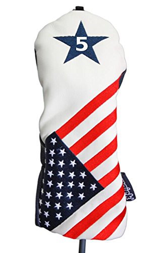 USA #5 Metal Fairway Wood Headcover Patriot Golf Limited Edition Patriotic Head Cover