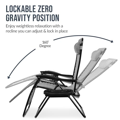 Set of 2 Extra Wide Zero Gravity Chair Recliner